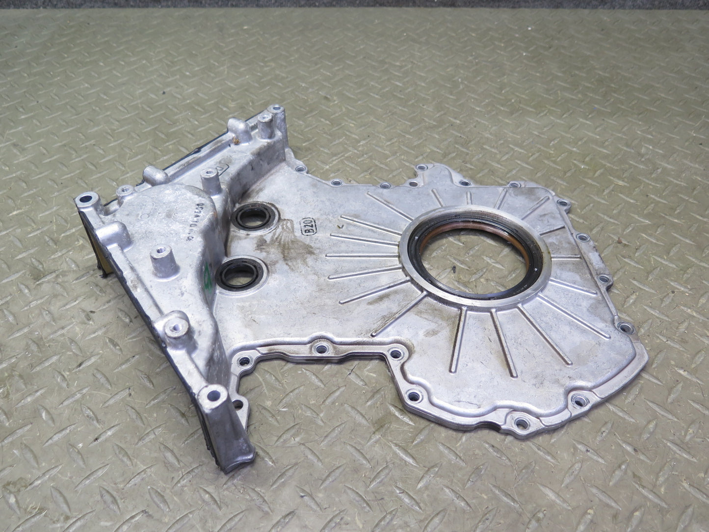 2006-2012 Bentley Flying Spur 6.0L Engine Rear Center Crankcase Cover