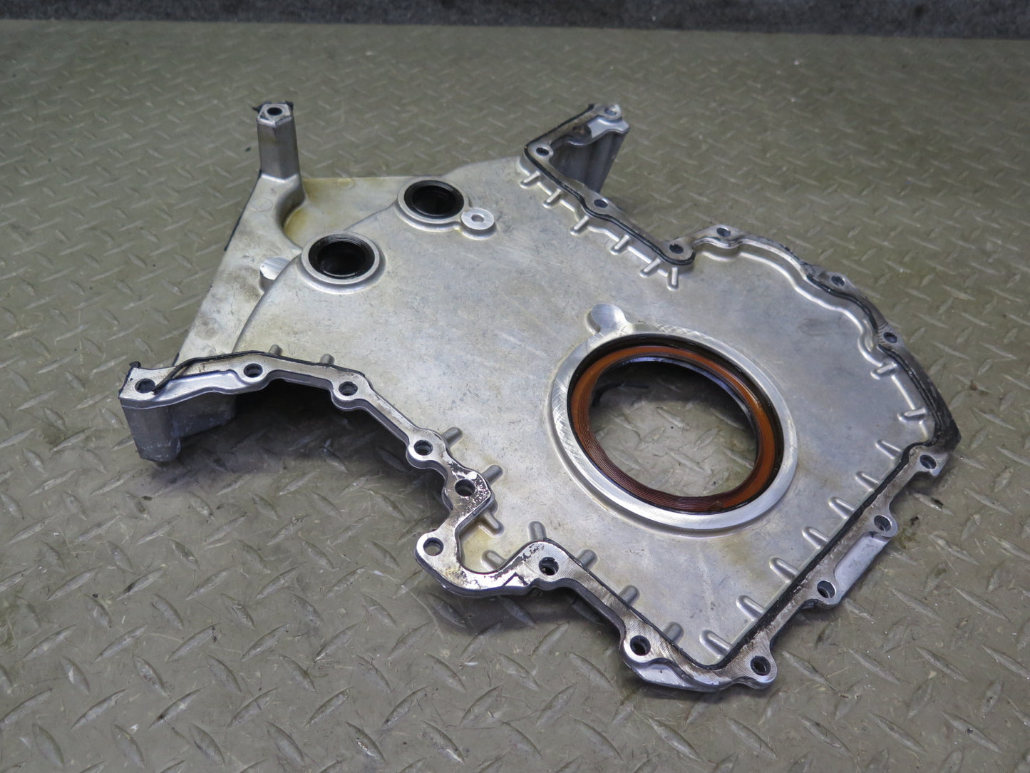 2006-2012 Bentley Flying Spur 6.0L Engine Rear Center Crankcase Cover