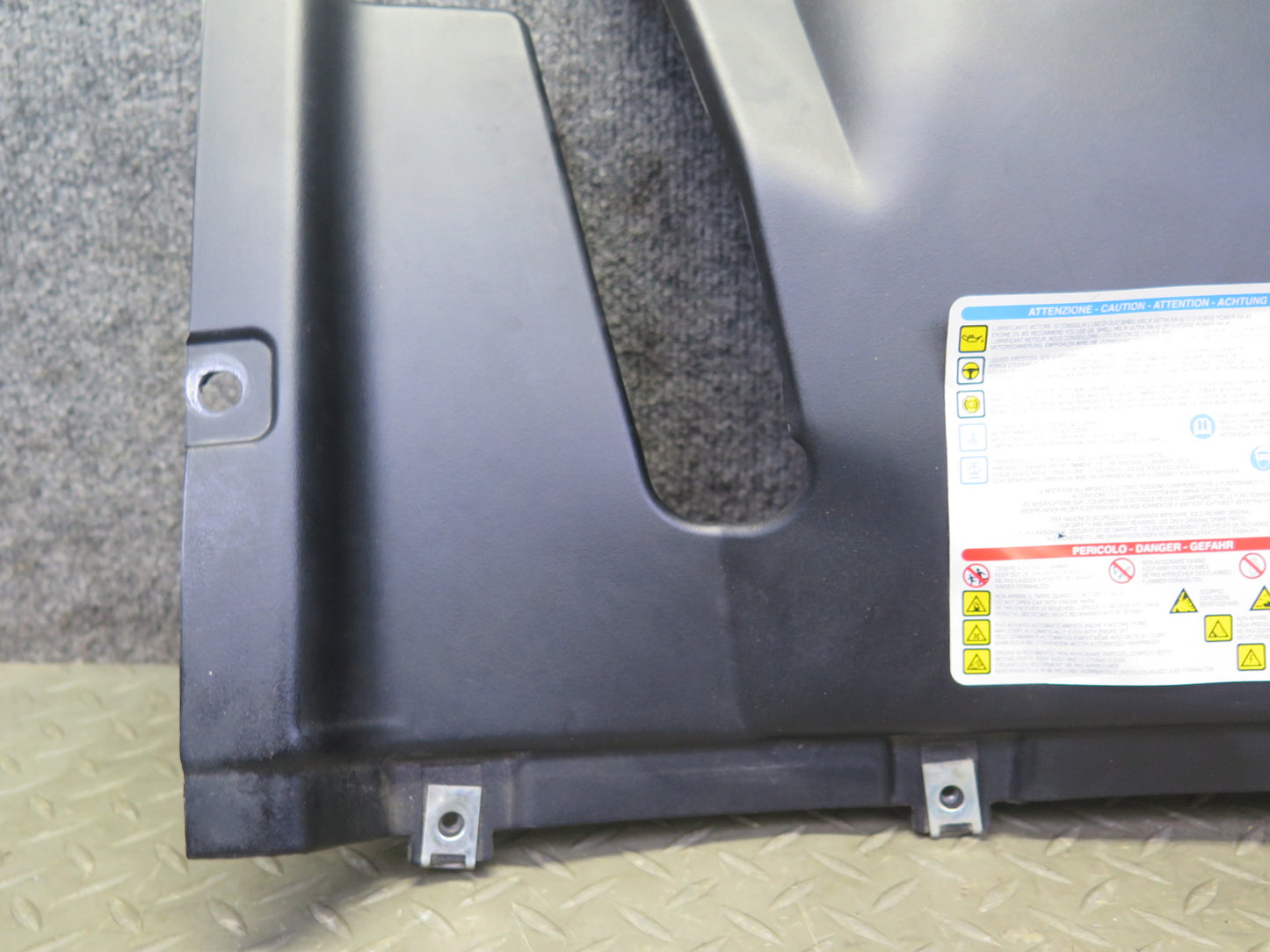 2008-2019 Maserati Granturismo M145 Engine Right Compartment Panel 068266100