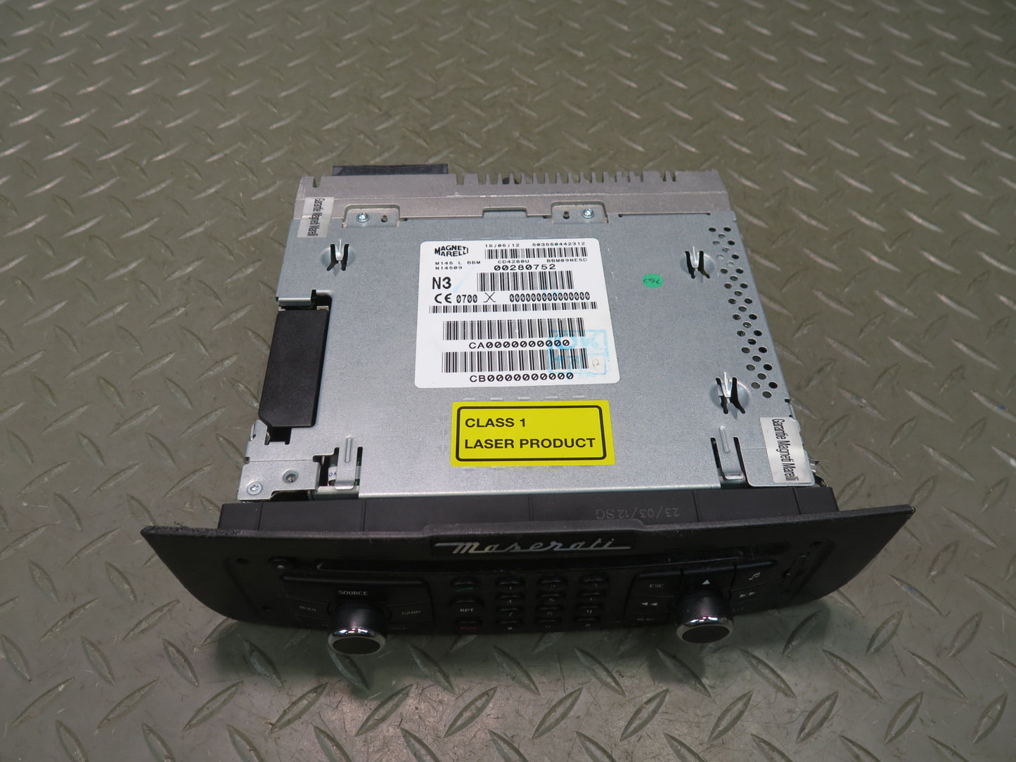 2008-2019 Maserati Granturismo M145 Radio CD Player Receiver Head Unit 00280752