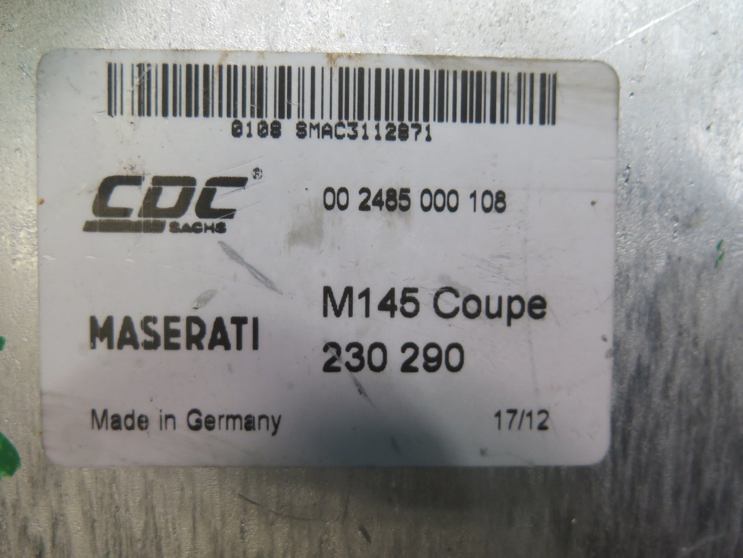 2008-2012 Maserati Granturismo M145 Suspension Control Module 230290