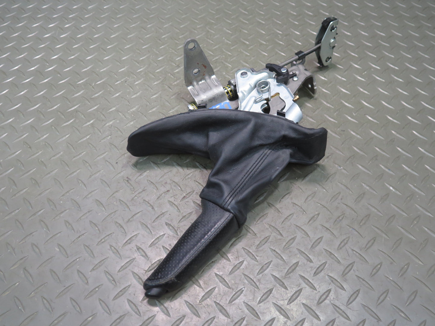 07-13 BMW E92 335I 335XI Emergency Parking Hand Brake Handle w Boot Black OEM