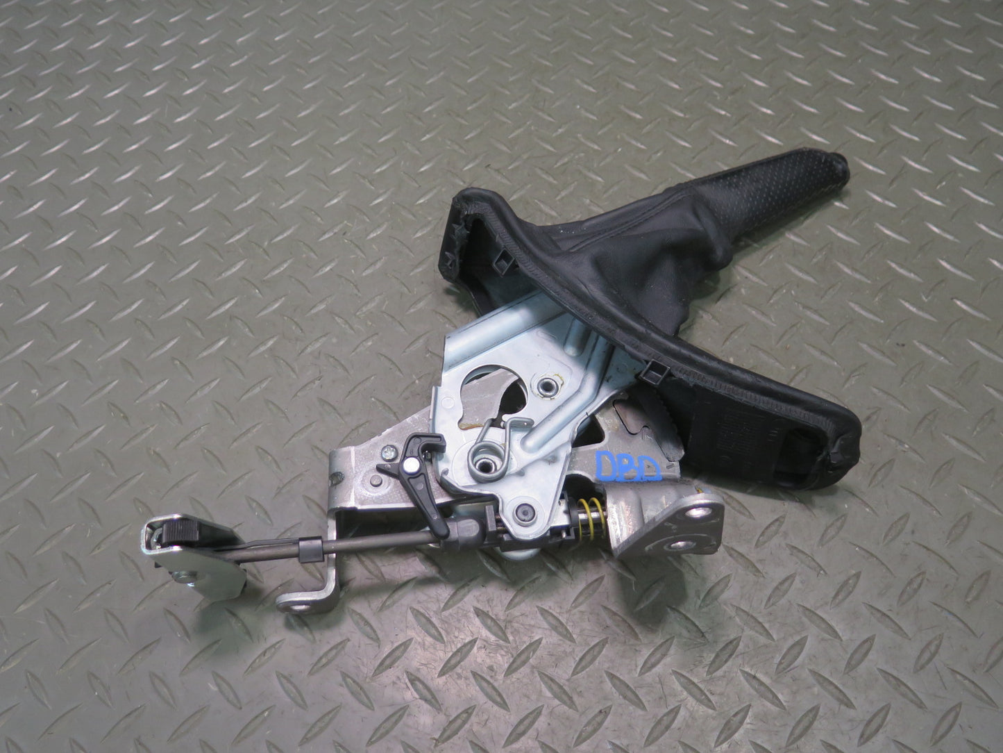 07-13 BMW E92 335I 335XI Emergency Parking Hand Brake Handle w Boot Black OEM