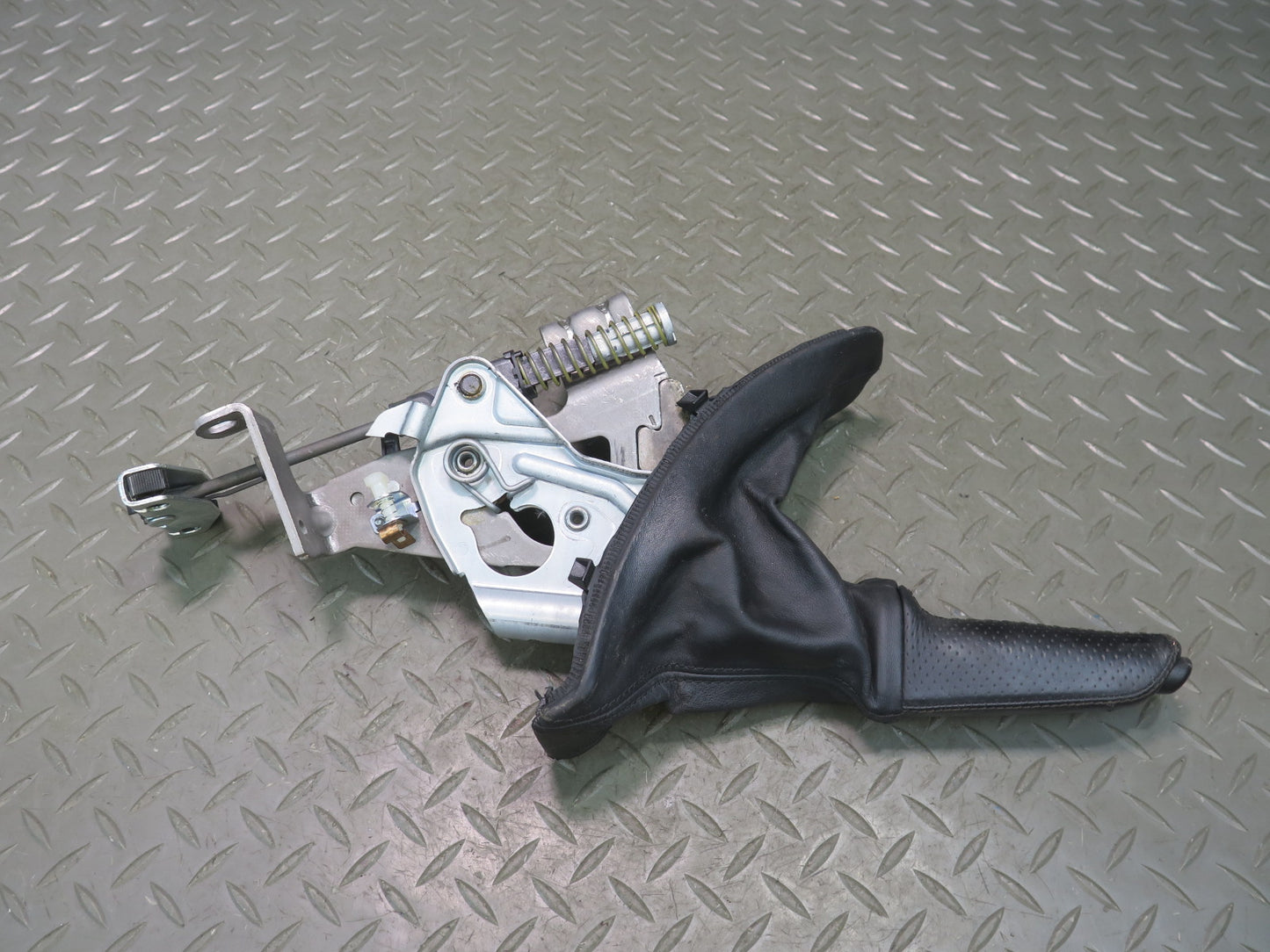 07-13 BMW E92 335I 335XI Emergency Parking Hand Brake Handle w Boot Black OEM