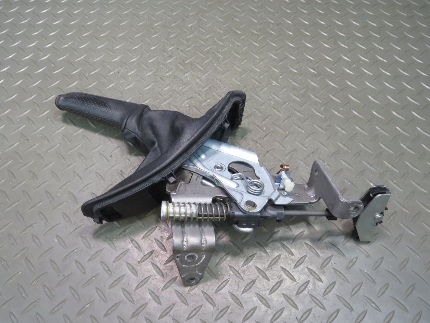 07-13 BMW E92 335I 335XI Emergency Parking Hand Brake Handle w Boot Black OEM