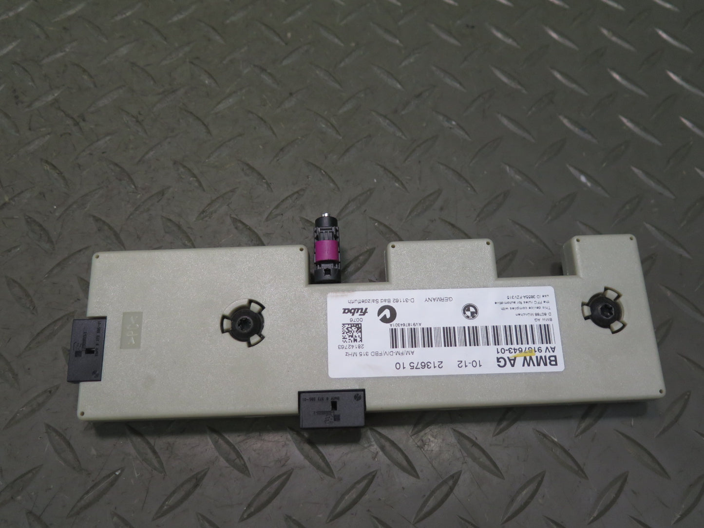 07-13 BMW E90 E92 335I 335XI Roof Shark FIN Antenna White w Amplifier Set OEM