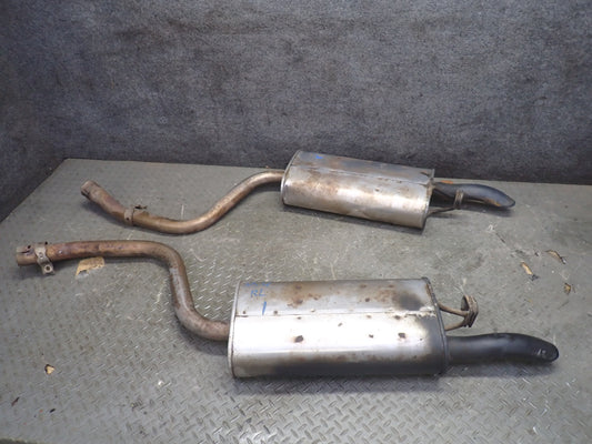 98-00 Lexus UCF20L LS400 Set of 2 Rear Left & Right Exhaust Muffler OEM