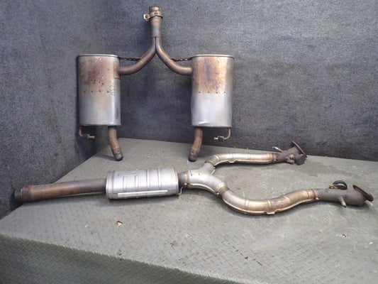 98-00 Lexus UCF20L LS400 Exhaust Intermediate Pipe w Center Dual Pipe Set OEM