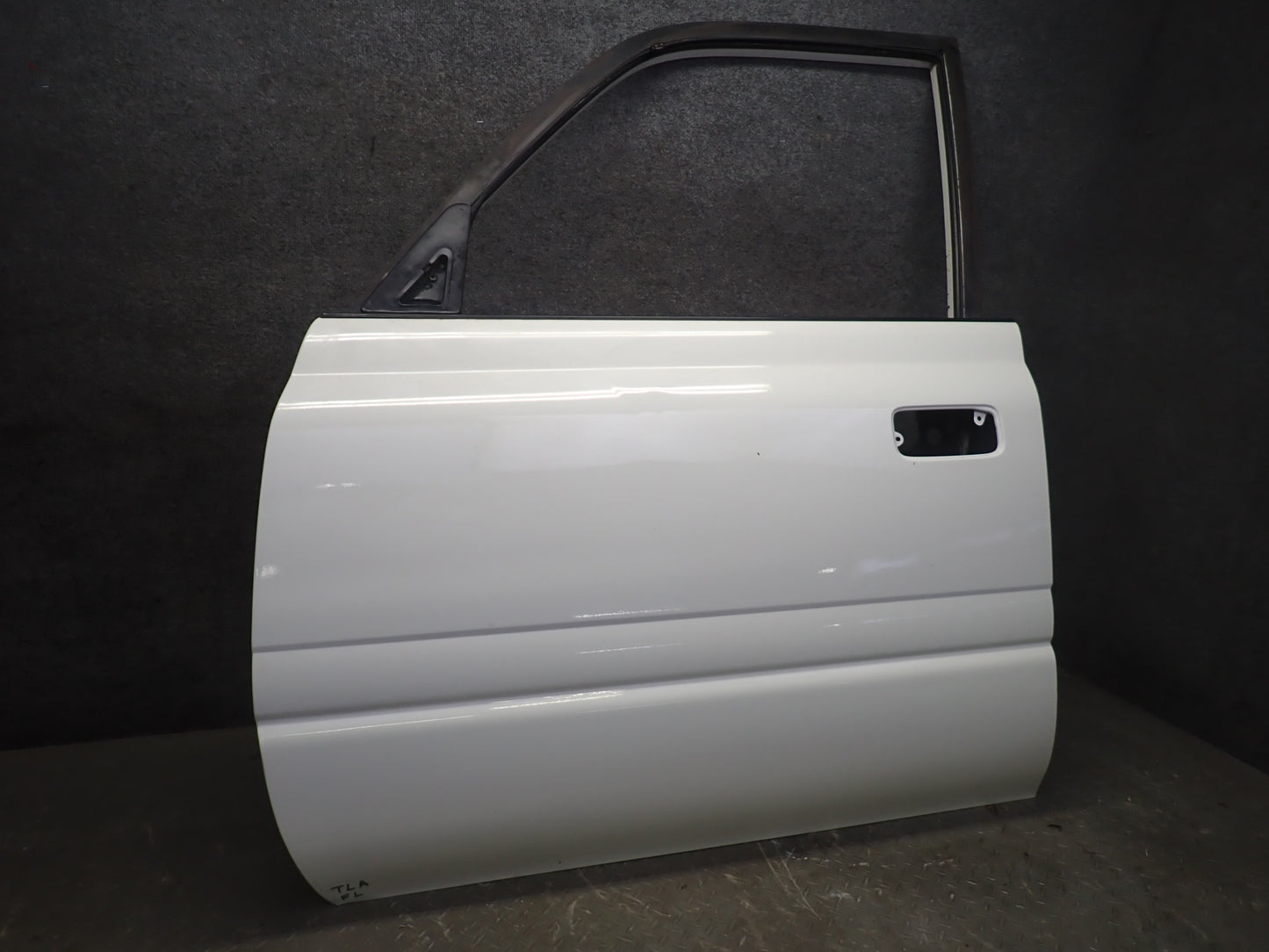 1991-1994 Toyota Land Cruiser FJ80 Front Left Side Door Shell Panel White