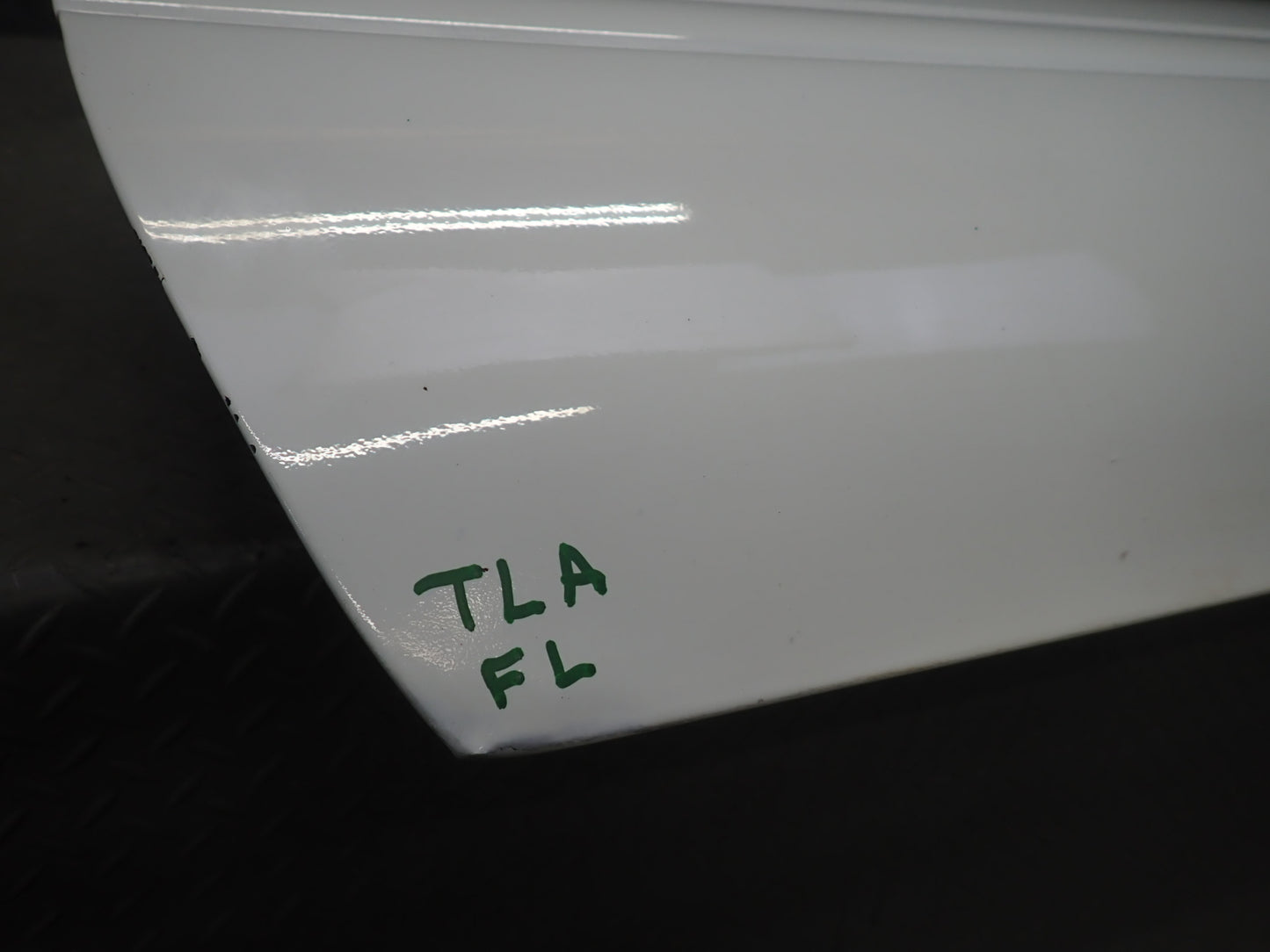 1991-1994 Toyota Land Cruiser FJ80 Front Left Side Door Shell Panel White