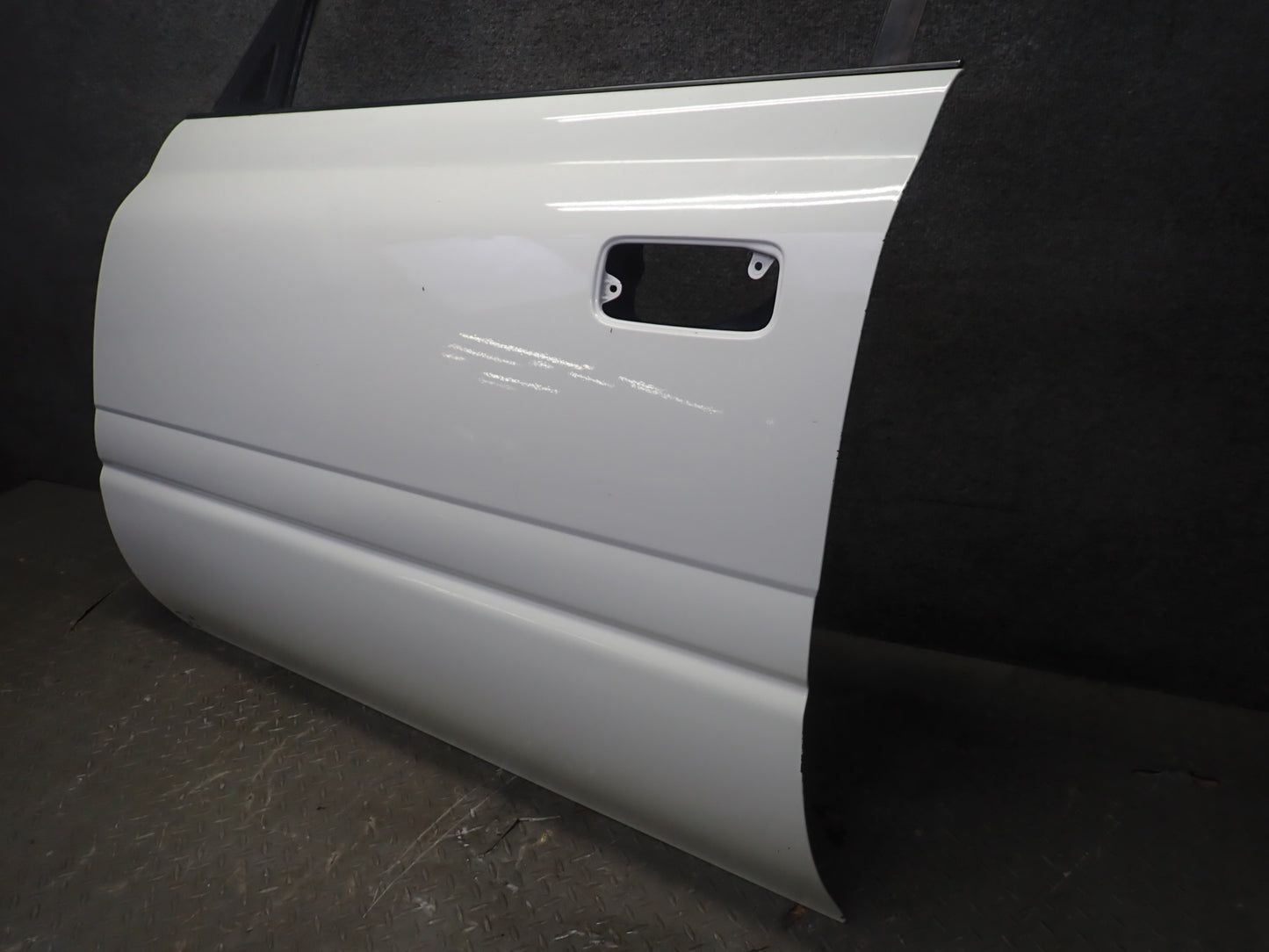 1991-1994 Toyota Land Cruiser FJ80 Front Left Side Door Shell Panel White