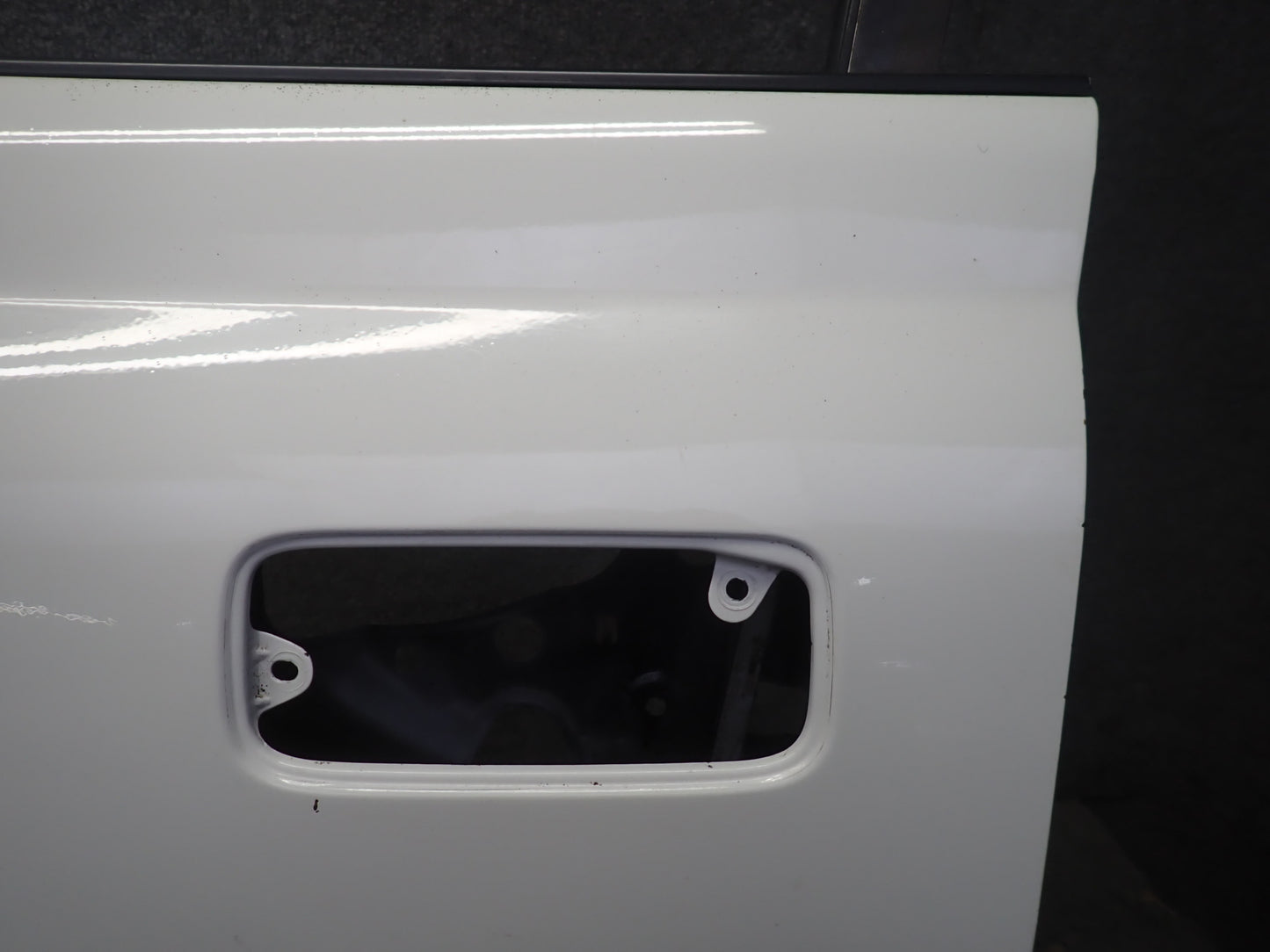 1991-1994 Toyota Land Cruiser FJ80 Front Left Side Door Shell Panel White