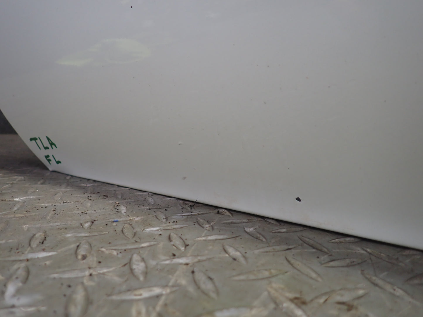 1991-1994 Toyota Land Cruiser FJ80 Front Left Side Door Shell Panel White