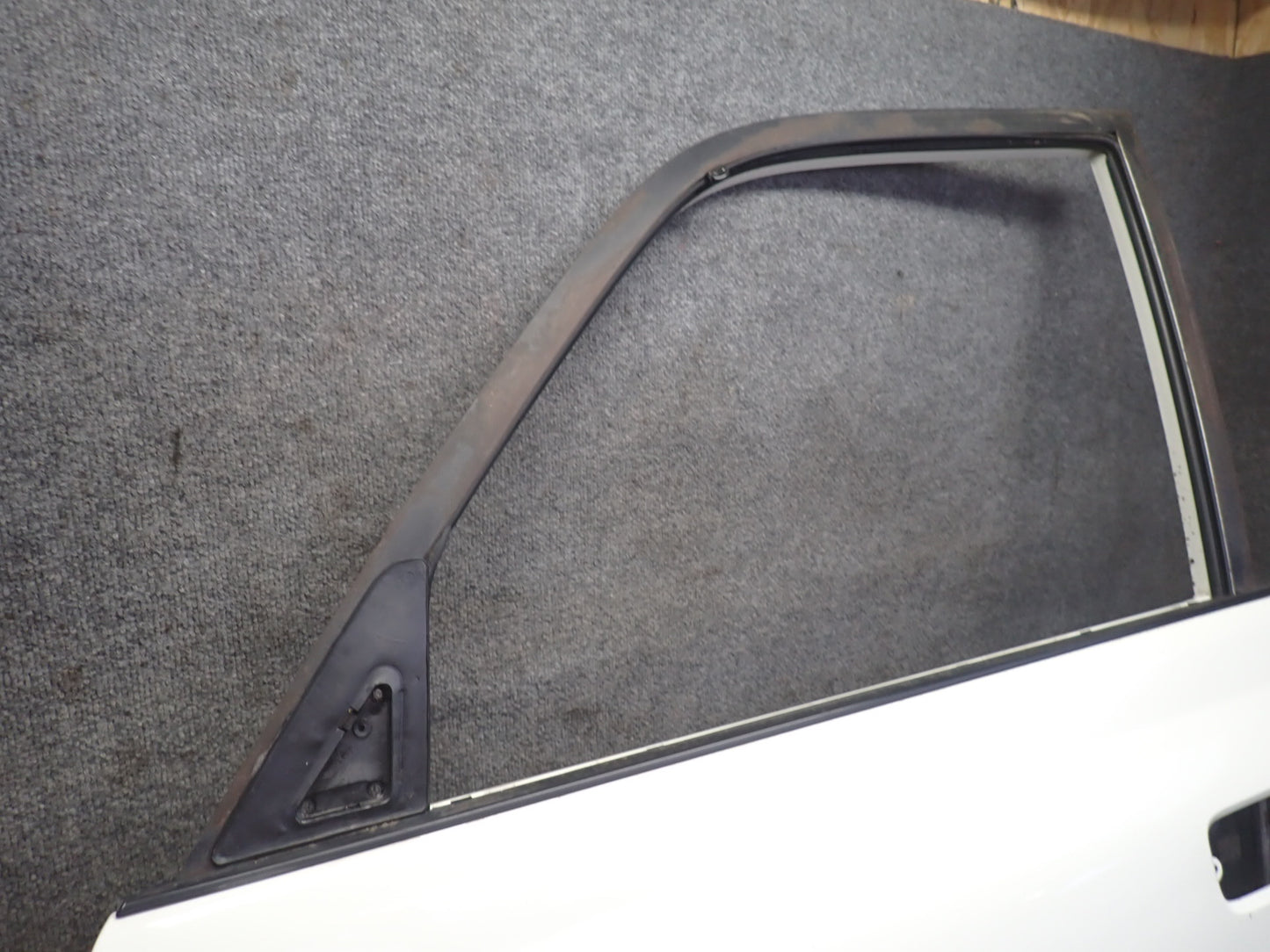 1991-1994 Toyota Land Cruiser FJ80 Front Left Side Door Shell Panel White