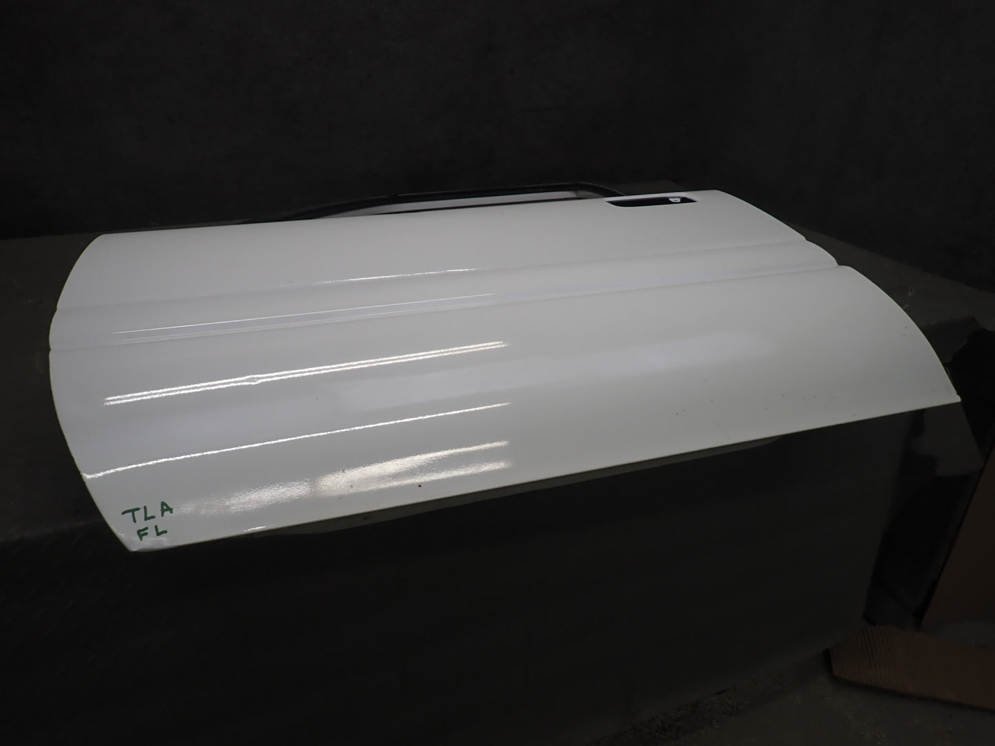 1991-1994 Toyota Land Cruiser FJ80 Front Left Side Door Shell Panel White