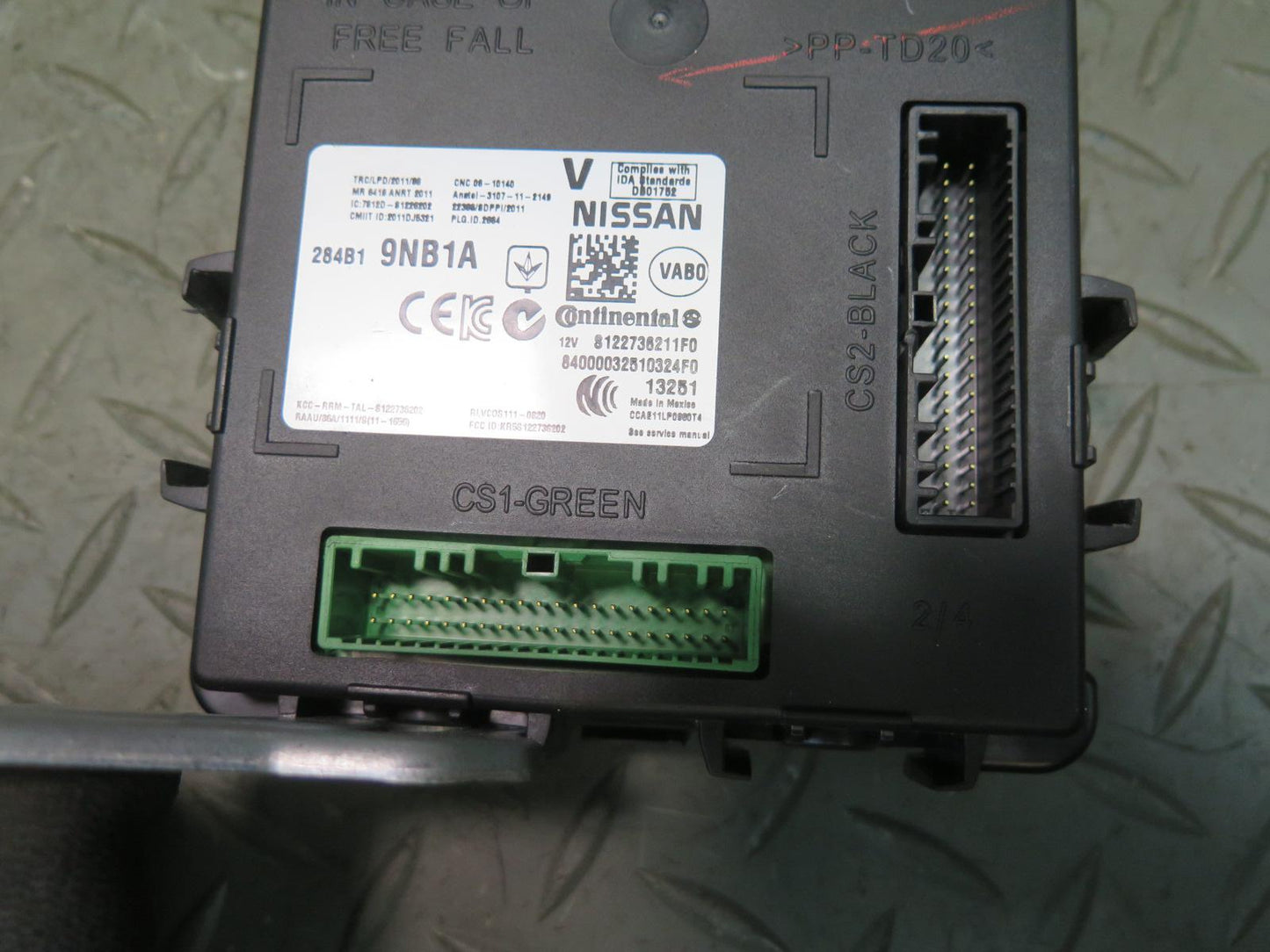 2013-2015 Infiniti JX35 QX60 Body Control Module Unit BCM BCU 284B1-9NB1A