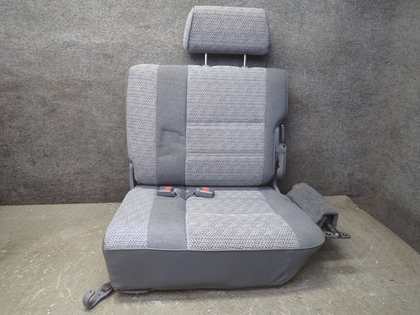 1992-1994 Toyota Land Cruiser FJ80 Rear 3RD ROW Left & Right Cloth Seat Gray Set