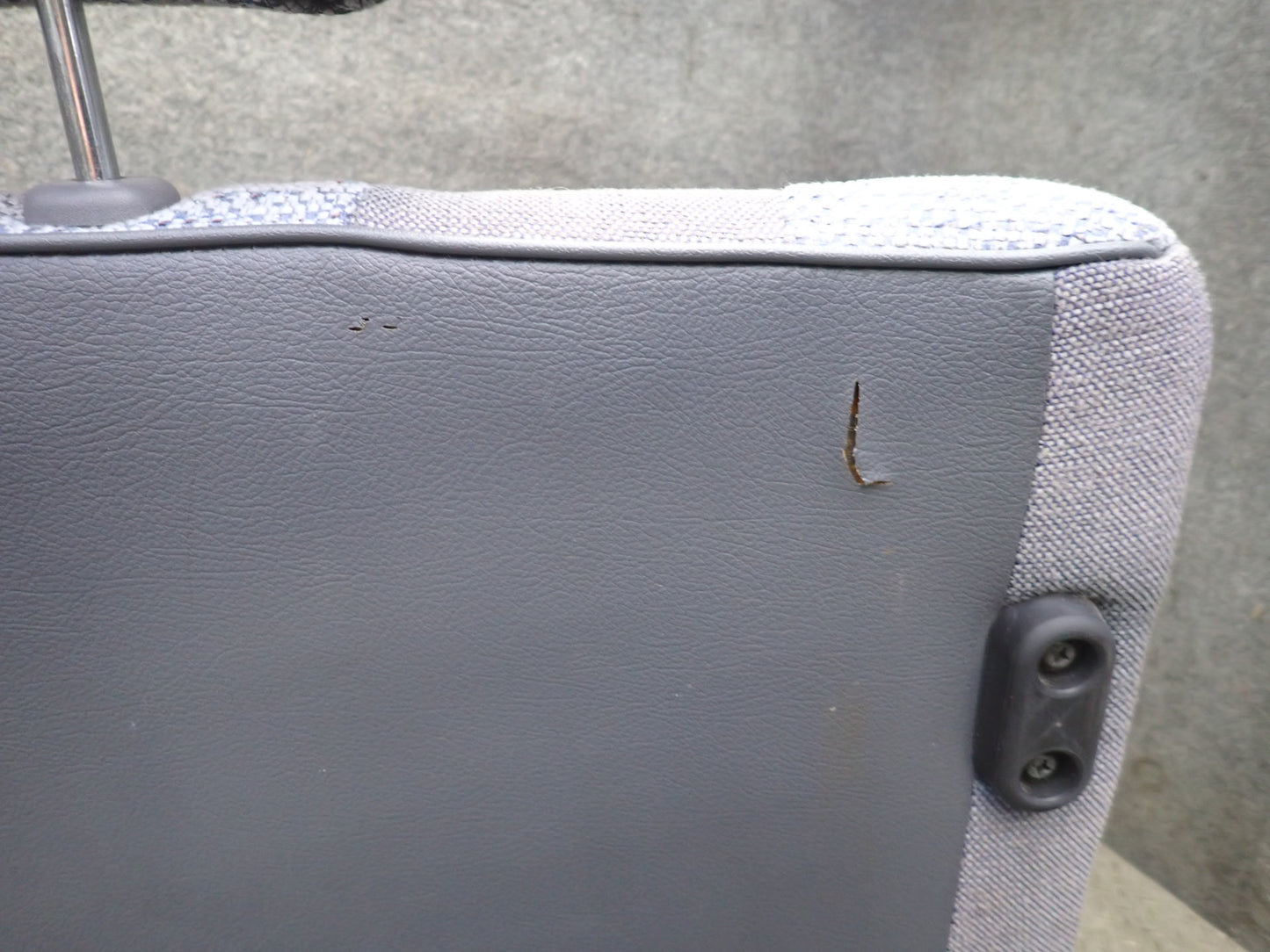 1992-1994 Toyota Land Cruiser FJ80 Rear 3RD ROW Left & Right Cloth Seat Gray Set