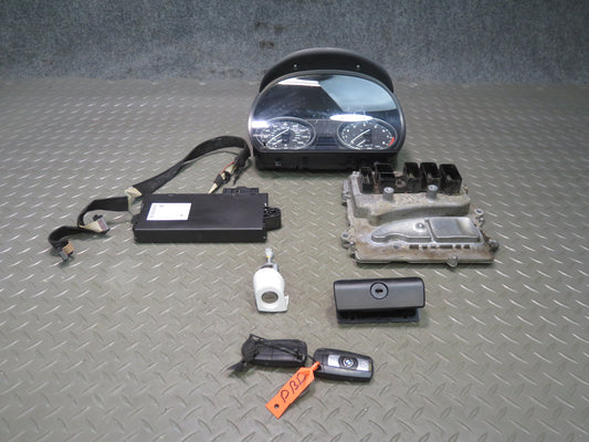 2013 BMW E92 335Xi Coupe N55 ECU ECM DME Speedo CAS Ignition Lock KEY Set OEM