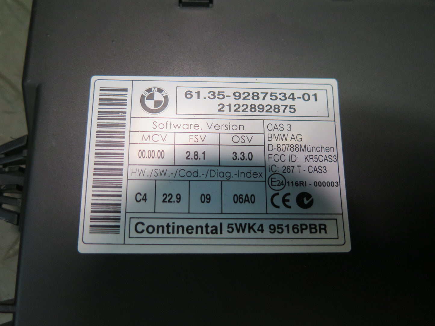 2013 BMW E92 335Xi Coupe N55 ECU ECM DME Speedo CAS Ignition Lock KEY Set OEM