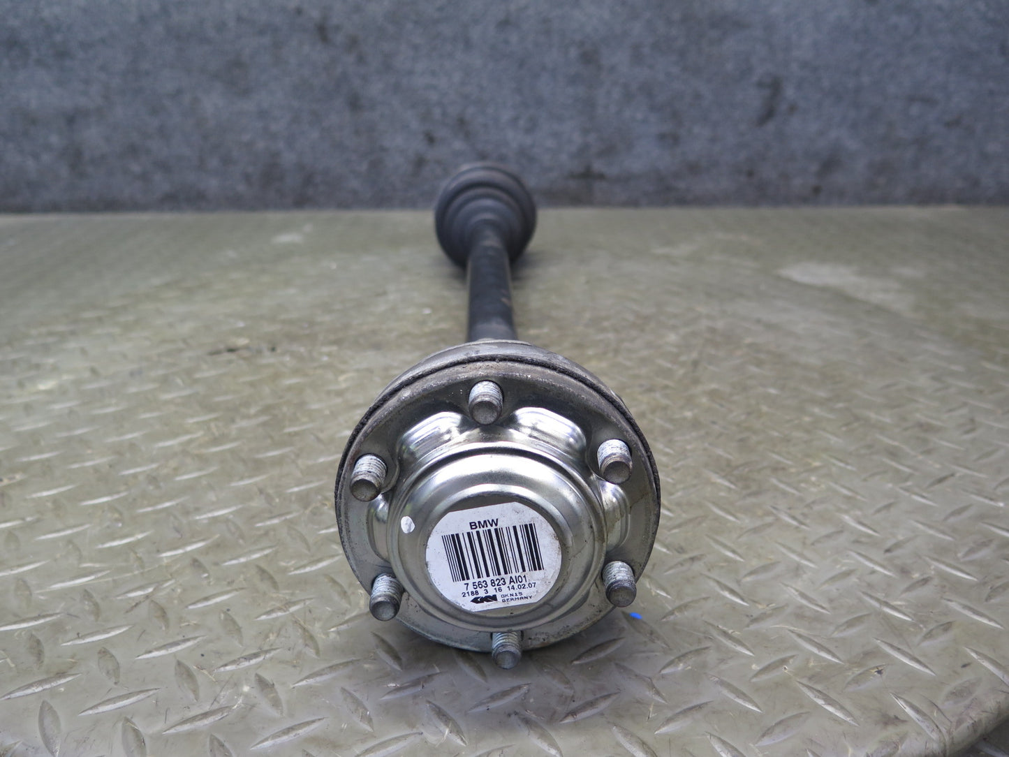 06-08 BMW E86 E85 Z4 N52 3.0L A/T Rear Left Suspension Axle Shaft 110K Miles OEM