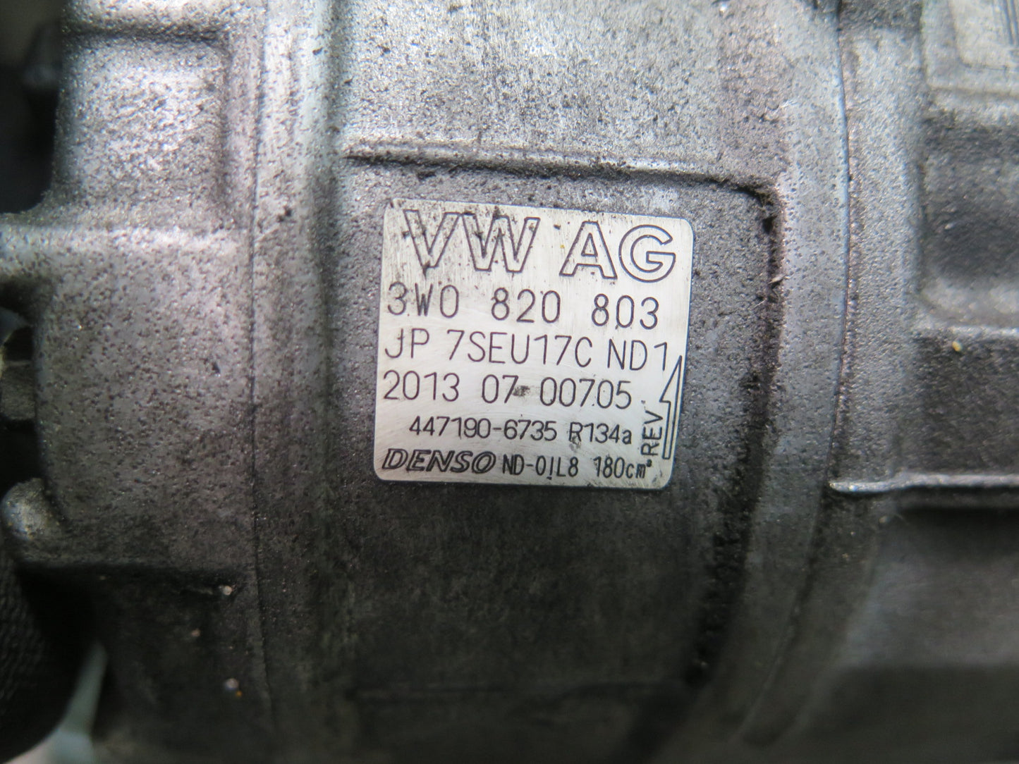 2006-2012 Bentley Flying Spur Brake A/C Air Conditioning Compressor