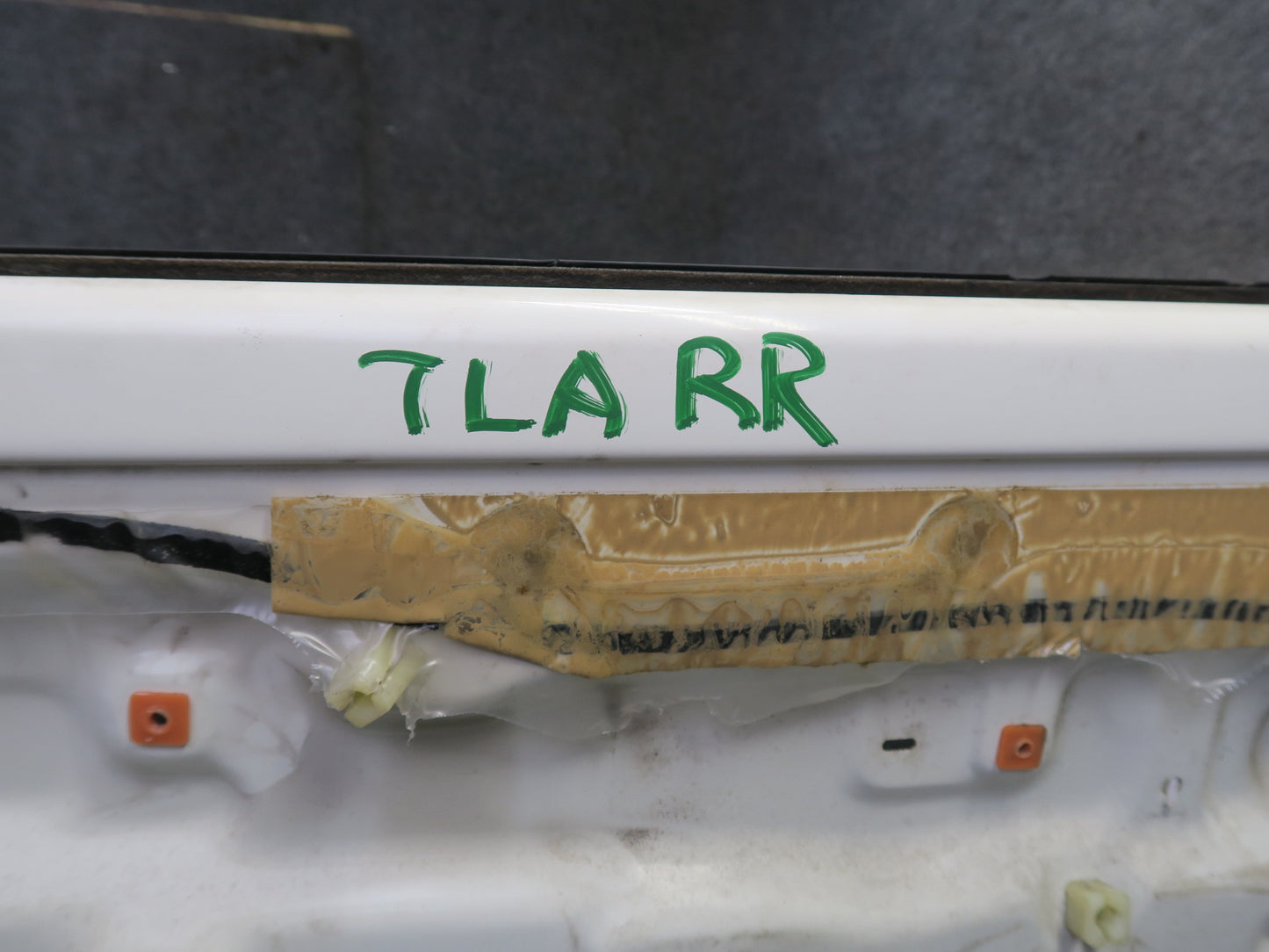 1991-1992 Toyota Land Cruiser FJ80 Rear Right Side Door Shell Panel White