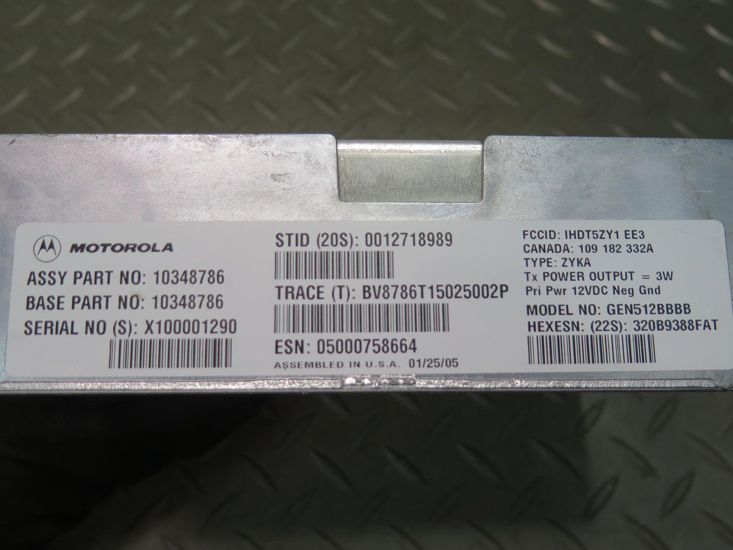 2004-2006 Cadillac XLR Communication Radio Audio Receiver Unit Module