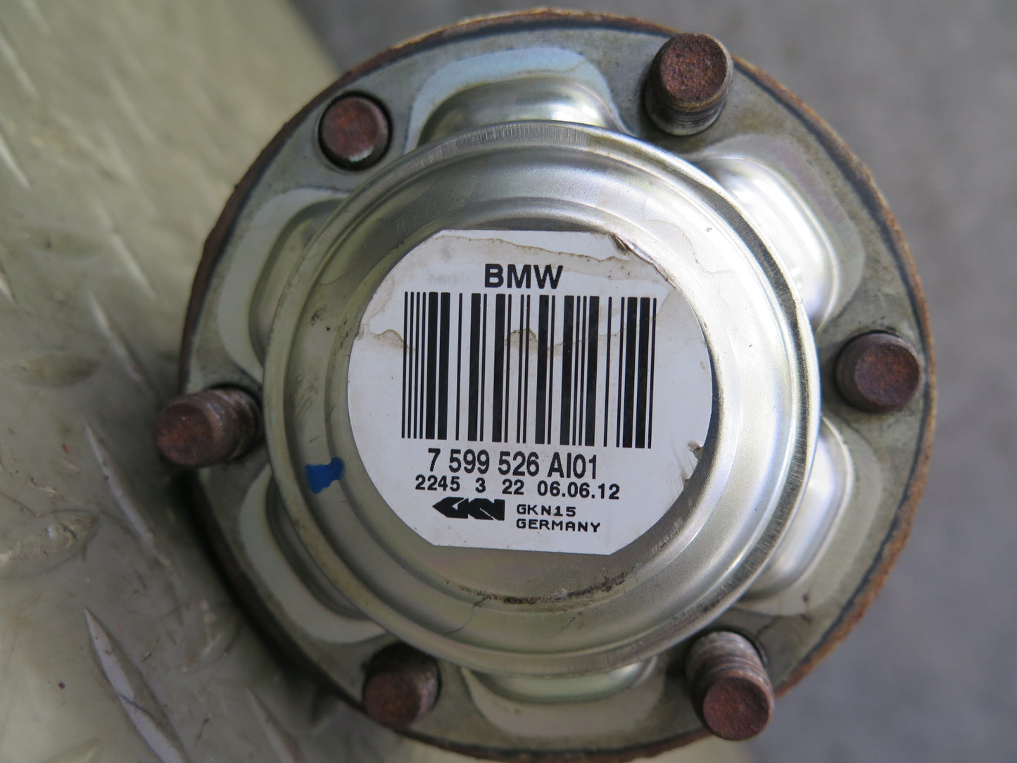 10-13 BMW E90 E92 335Xi AWD M/T Rear Right Suspension Axle Shaft 7599526 OEM