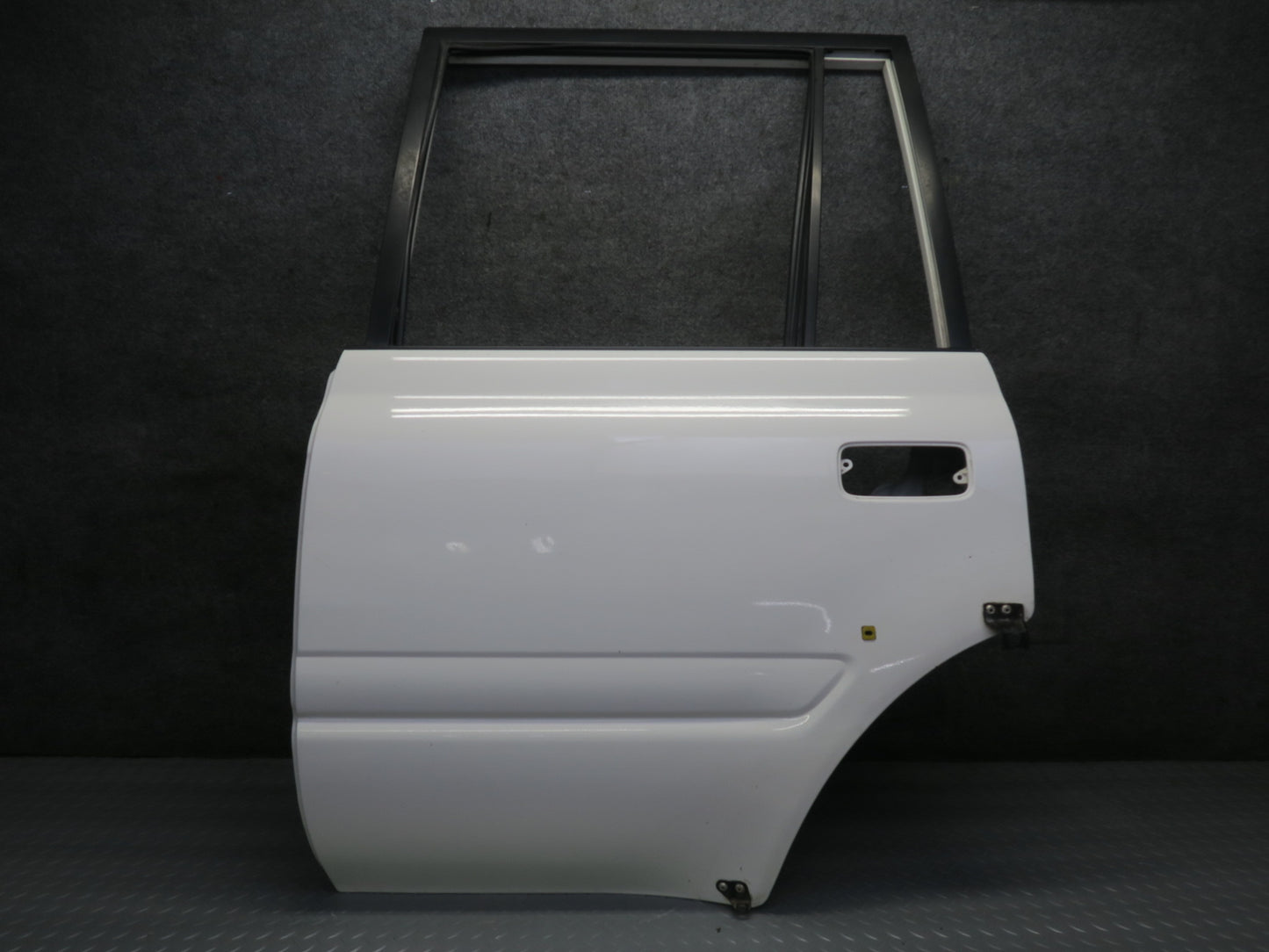 1991-1992 Toyota Land Cruiser FJ80 Rear Left Side Door Shell Panel White