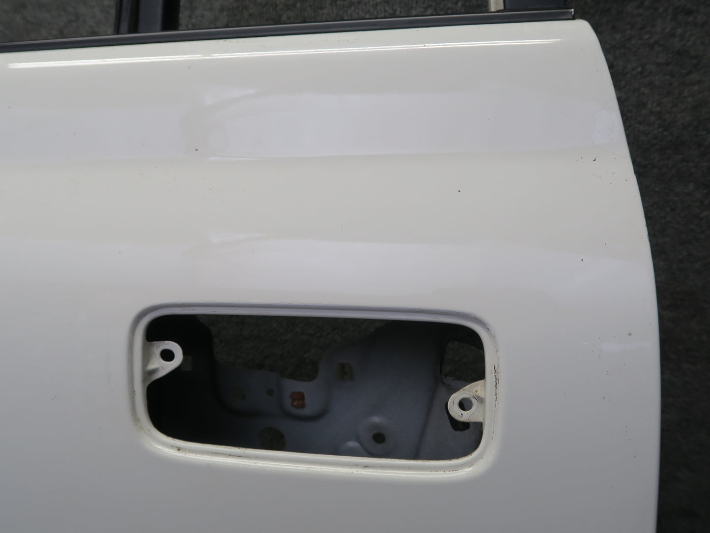 1991-1992 Toyota Land Cruiser FJ80 Rear Left Side Door Shell Panel White