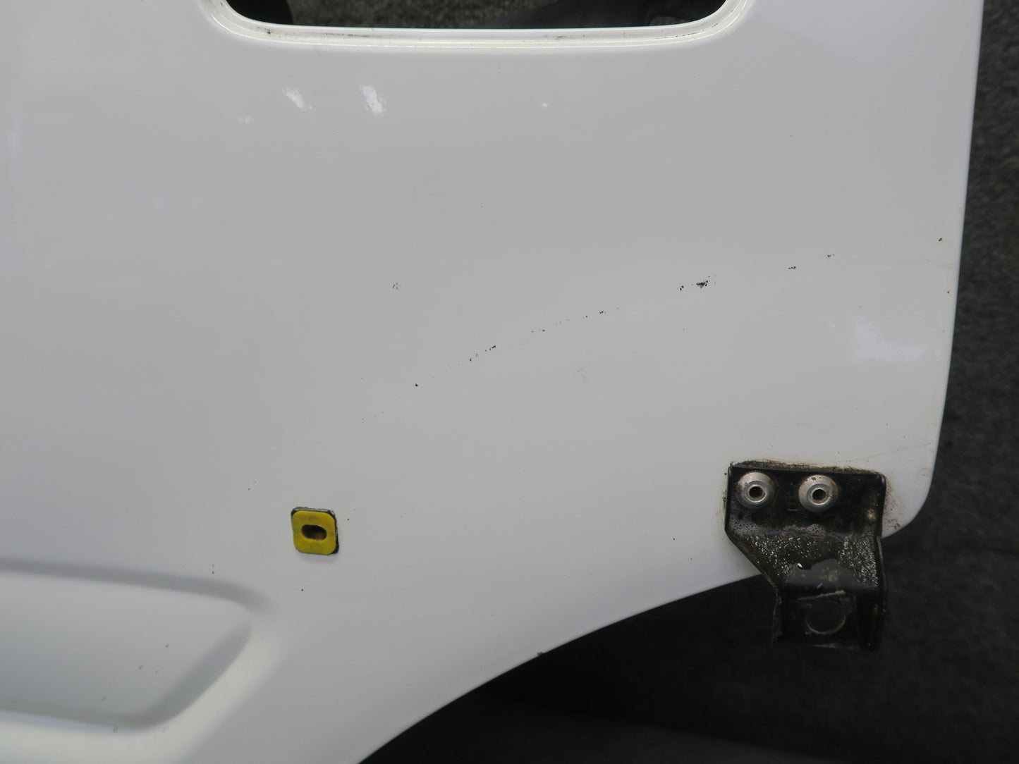 1991-1992 Toyota Land Cruiser FJ80 Rear Left Side Door Shell Panel White