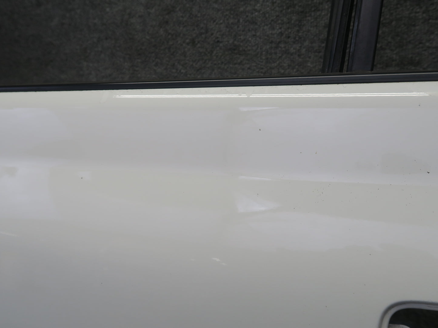 1991-1992 Toyota Land Cruiser FJ80 Rear Left Side Door Shell Panel White