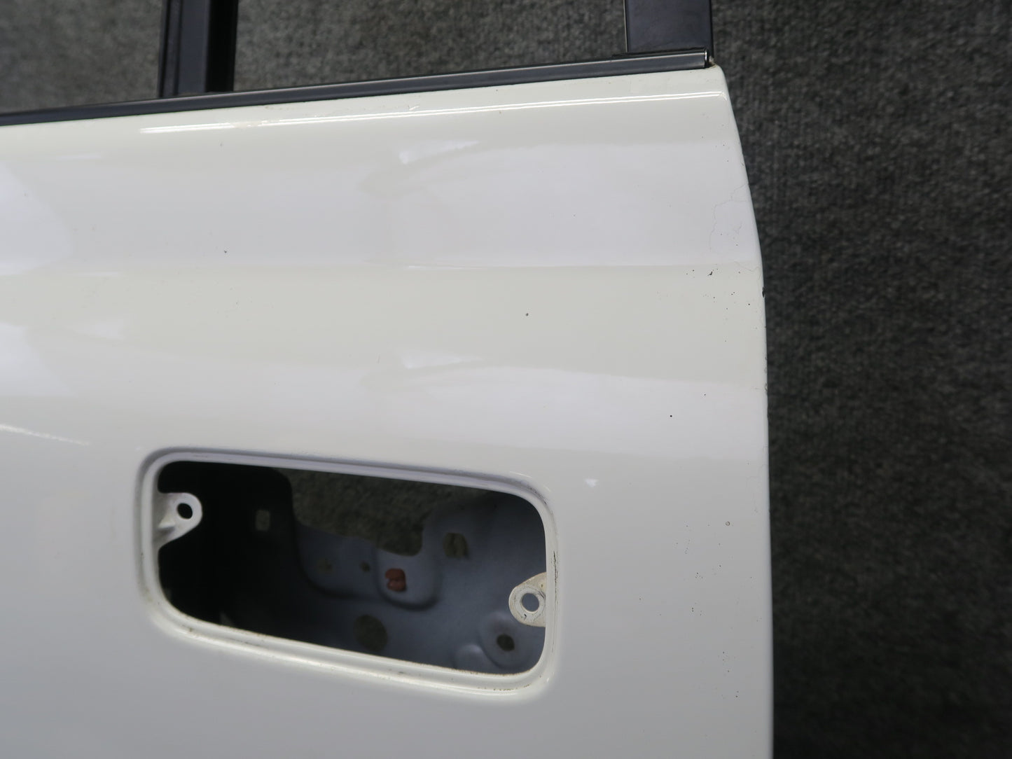 1991-1992 Toyota Land Cruiser FJ80 Rear Left Side Door Shell Panel White