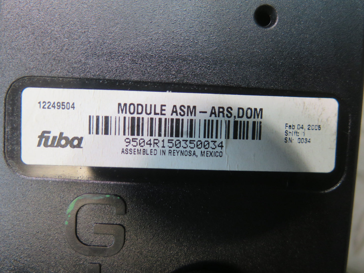 2004-2009 Cadillac XLR GPS Radio Antenna Computer Control Module