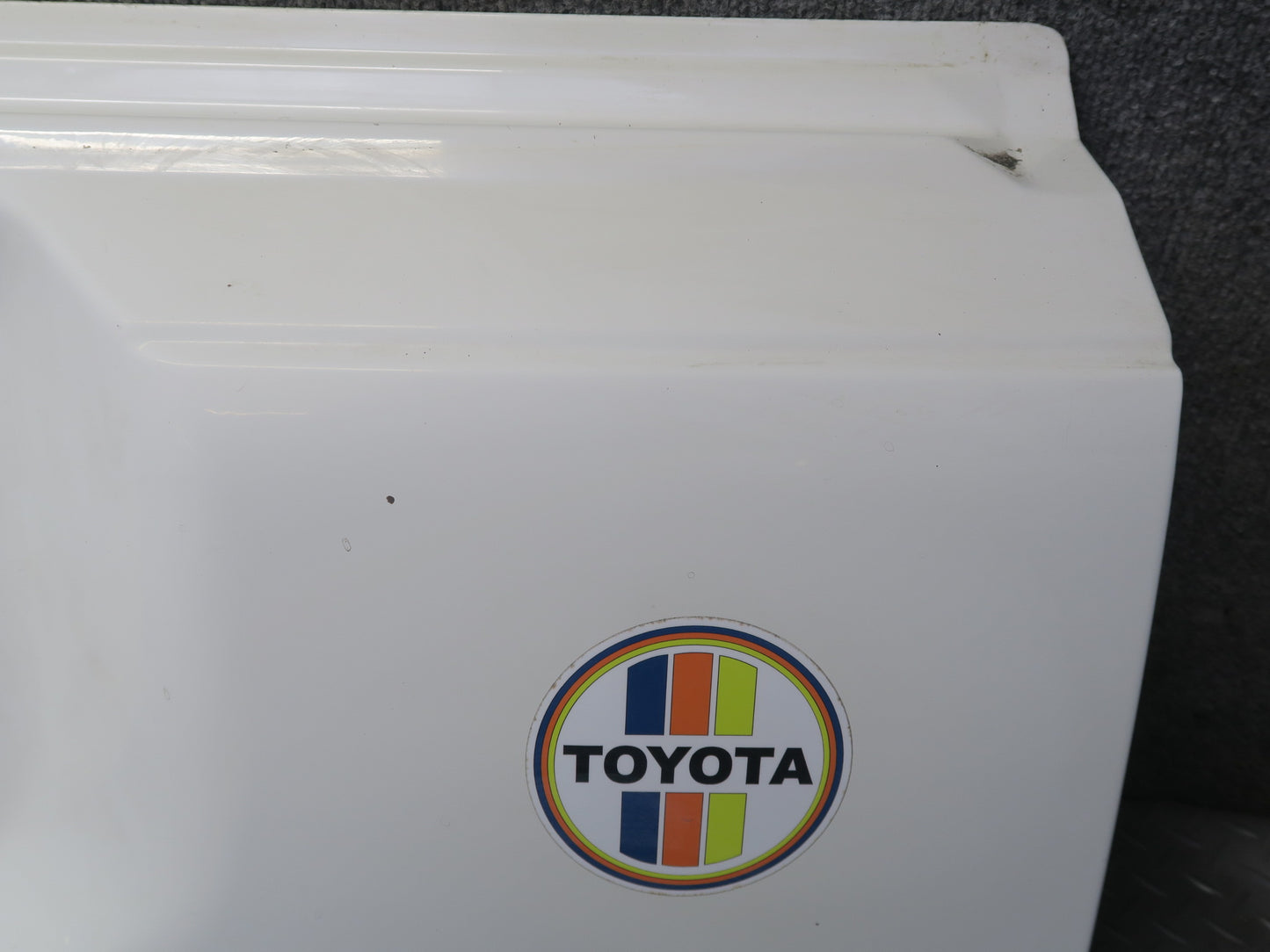 1991-1997 Toyota Land Cruiser FJ80 Rear Back Lower Door Tailgate Trunk Lid White