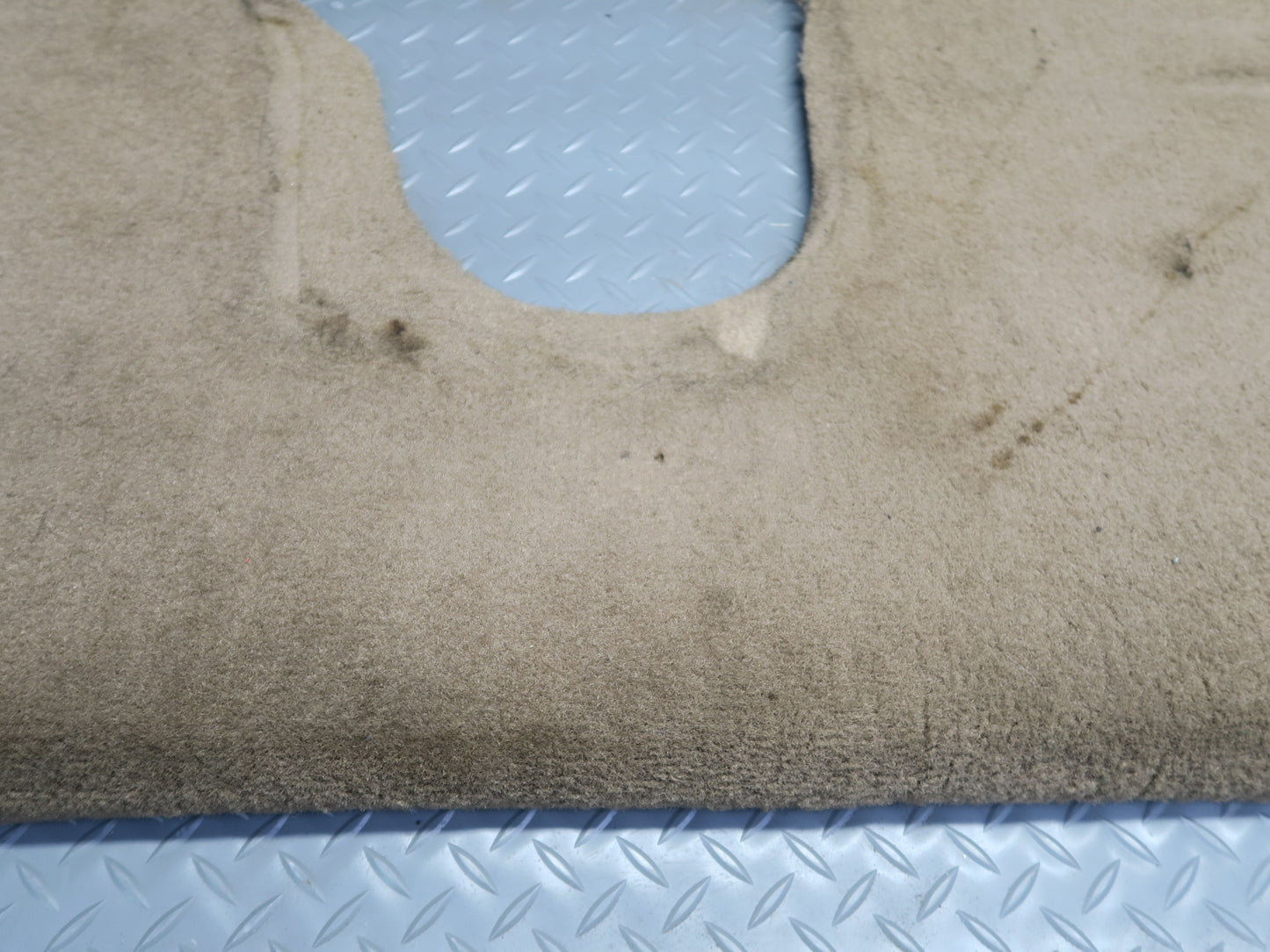 91-94 Chevrolet Corvette C4 Rear Back Waterfall Carpet Trim Cover Beige OEM