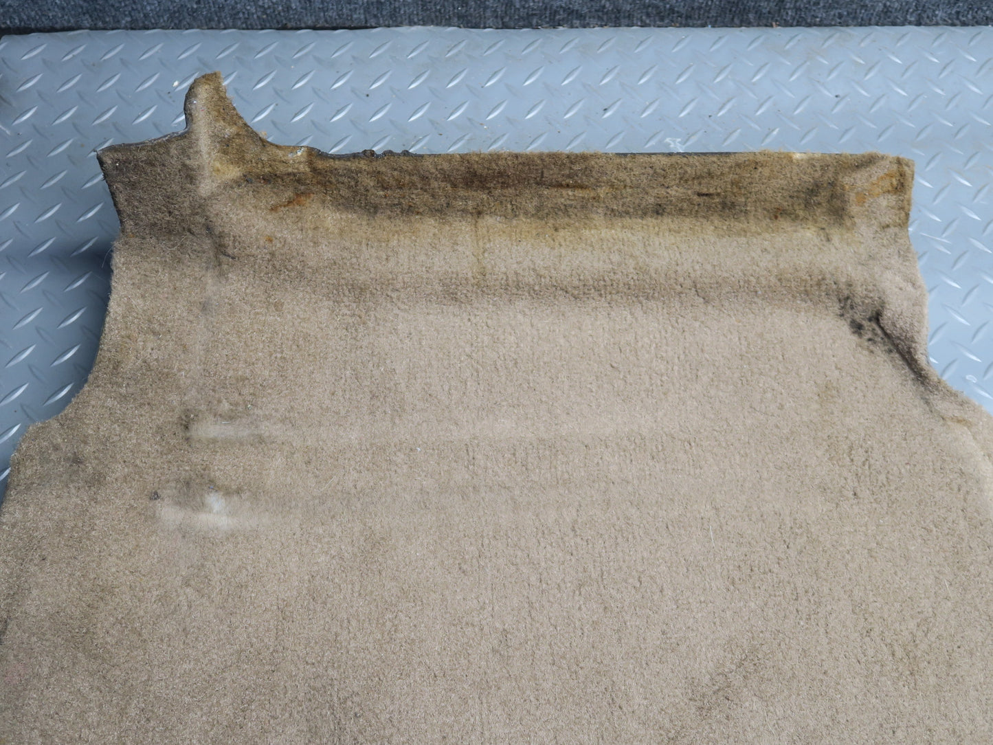 91-94 Chevrolet Corvette C4 Rear Back Waterfall Carpet Trim Cover Beige OEM