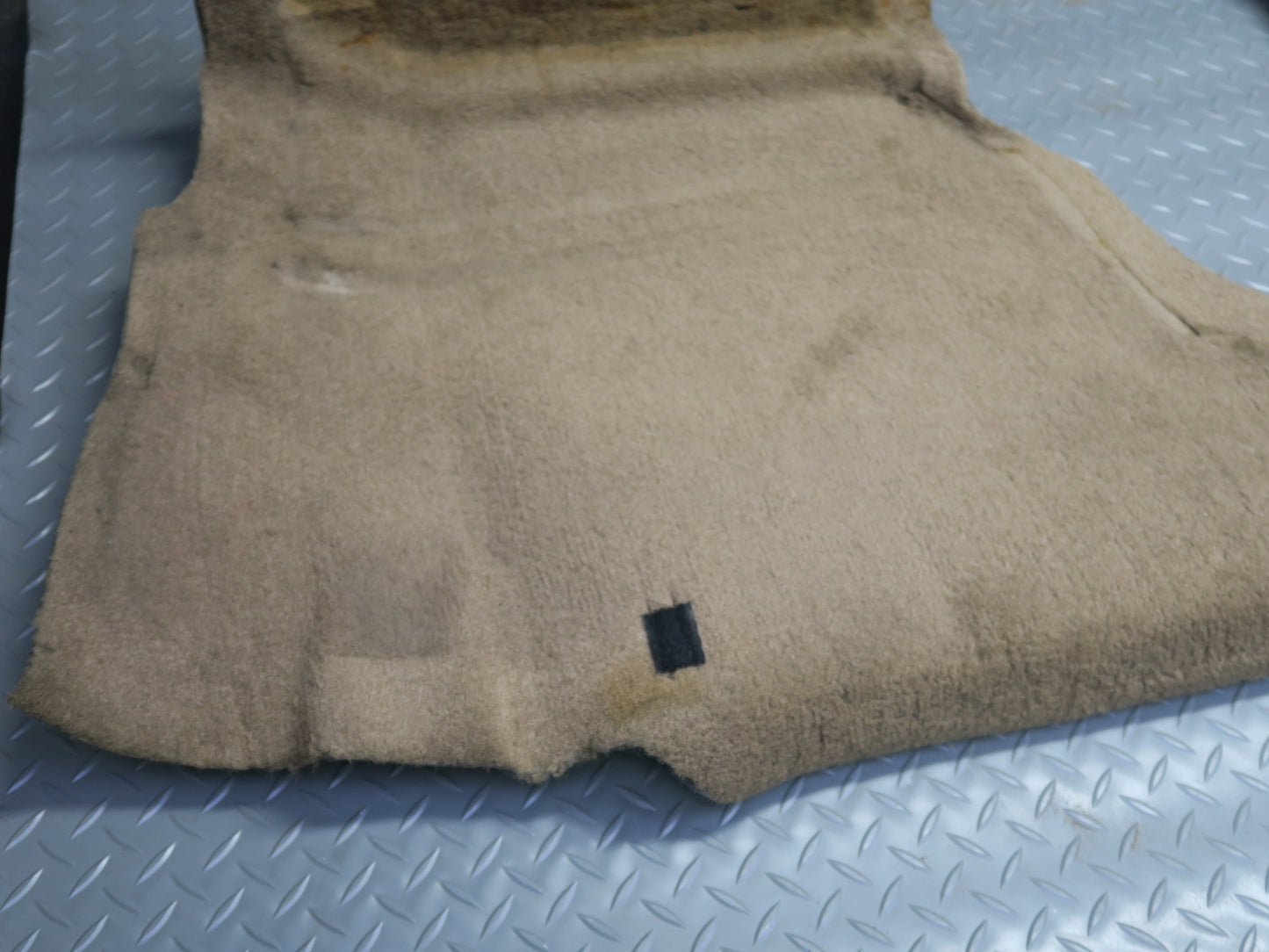 91-94 Chevrolet Corvette C4 Rear Back Waterfall Carpet Trim Cover Beige OEM