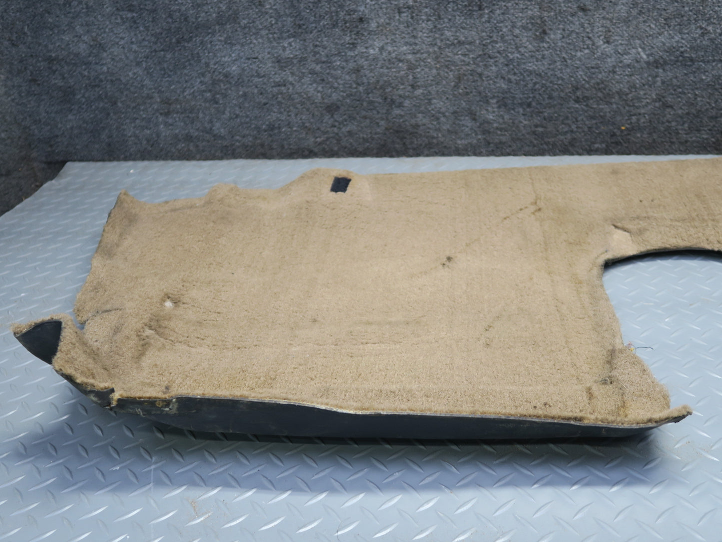 91-94 Chevrolet Corvette C4 Rear Back Waterfall Carpet Trim Cover Beige OEM