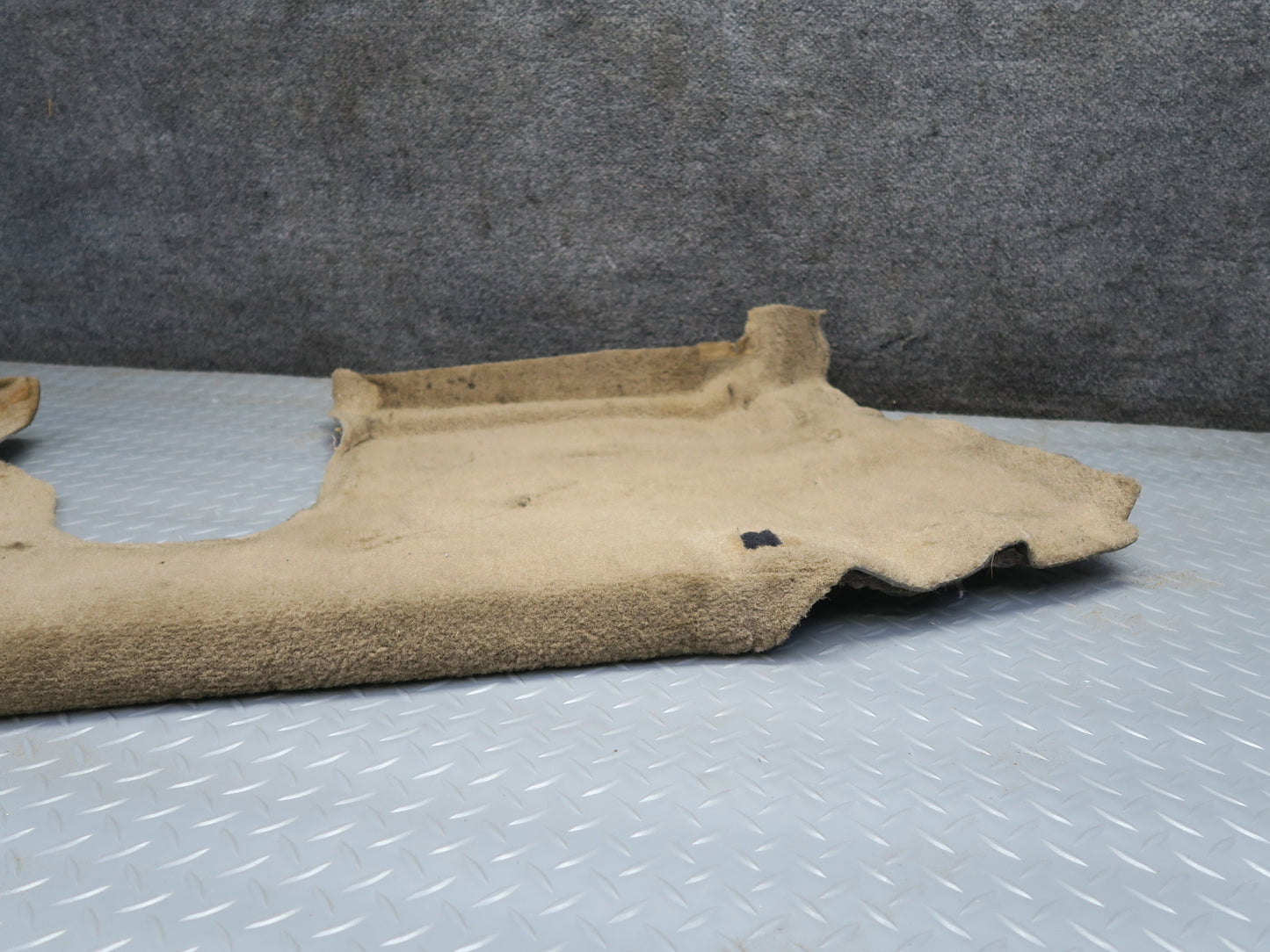 91-94 Chevrolet Corvette C4 Rear Back Waterfall Carpet Trim Cover Beige OEM