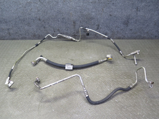 11-13 BMW E90 E92 335Xi N55 Set of 3 A/C Air Condition Hose Pipe Line OEM