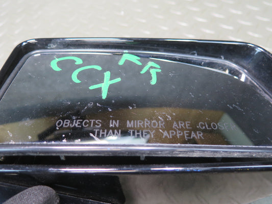 2004-2005 Cadillac XLR Right Passenger Side Door Exterior Side View Mirror Black