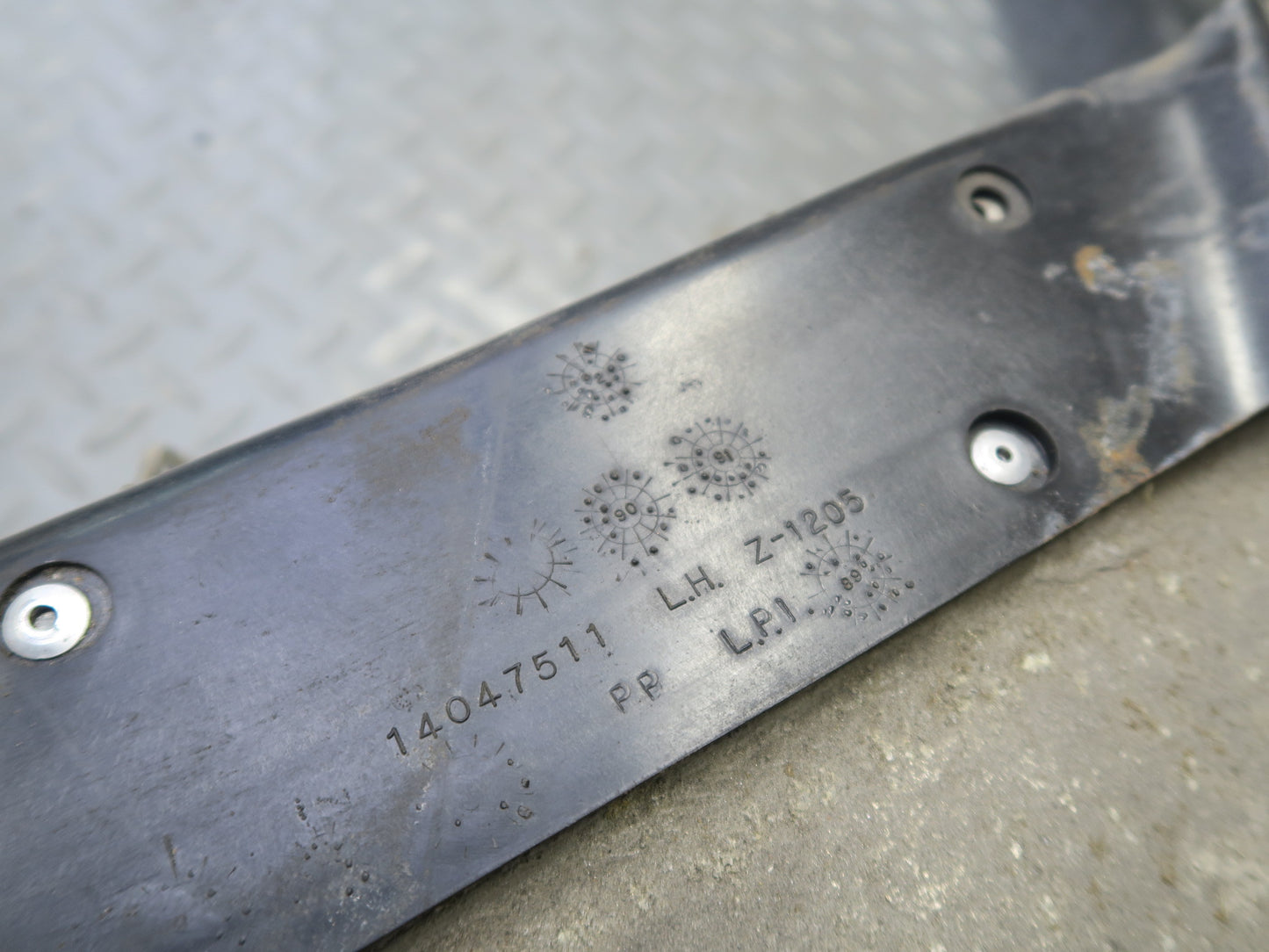 93-96 Chevrolet Corvette C4 Rear Bumper Reinforcement Impact Bar OEM
