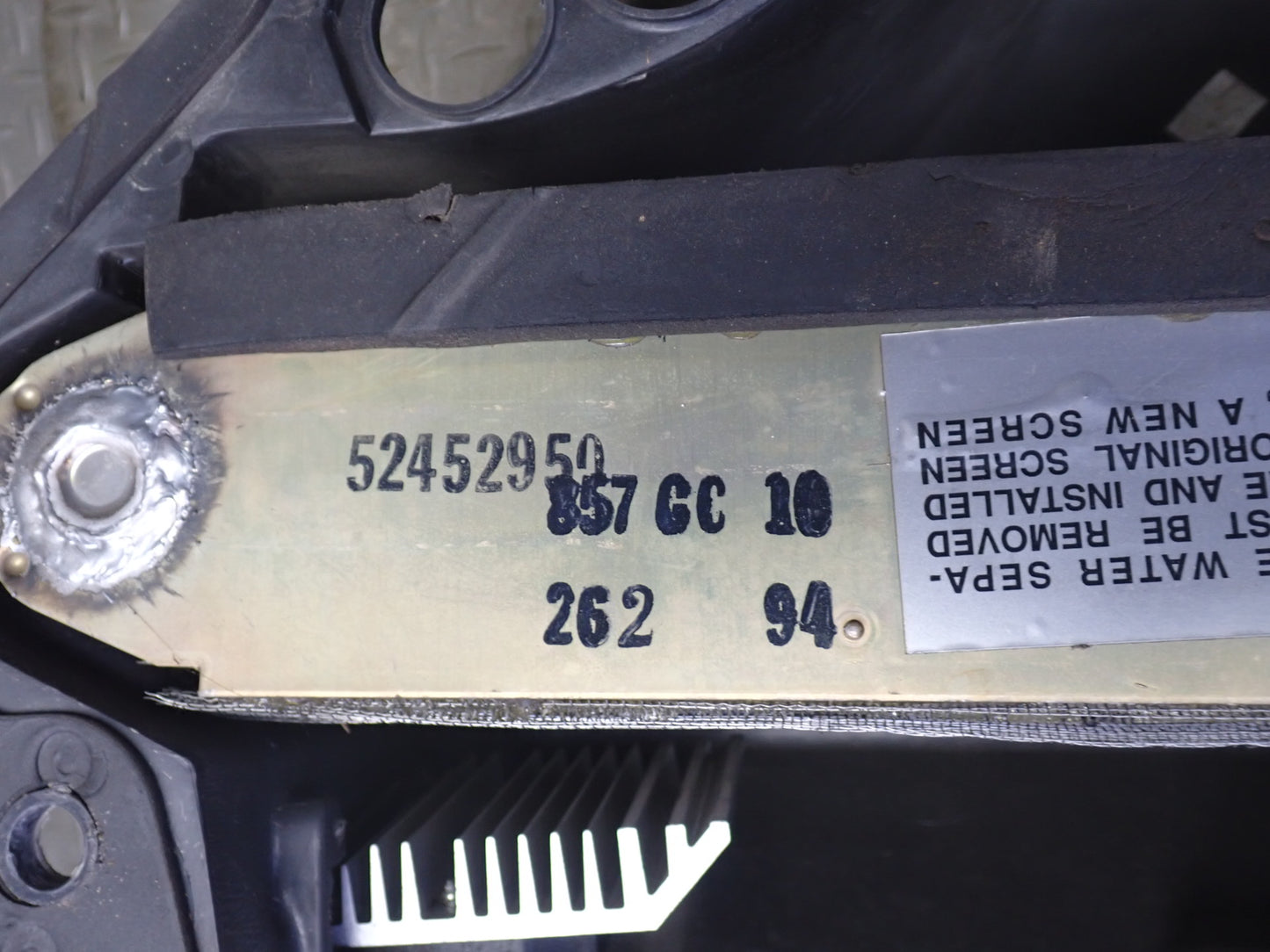 90-93 Chevrolet Corvette C4 A/C Air Conditioning Blower Motor Evaporator Box OEM