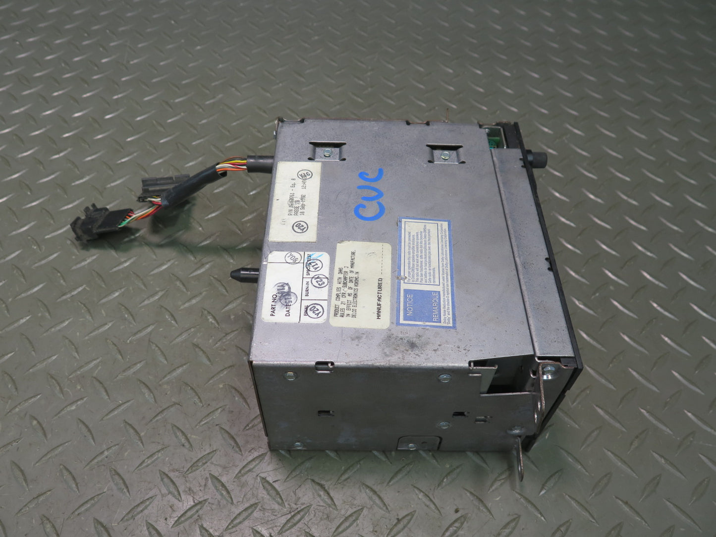92-93 Chevrolet Corvette C4 Cassette Radio CD Player Receiver Head Unit Bose OEM
