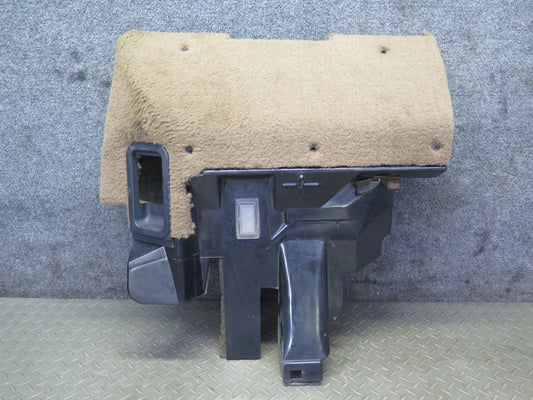 92-93 Chevrolet Corvette C4 MT Left Under Dash Trim Panel Carpet Cover Beige OEM