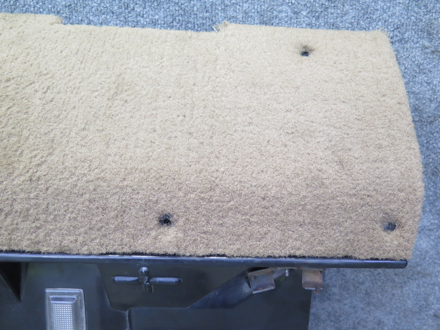 92-93 Chevrolet Corvette C4 MT Left Under Dash Trim Panel Carpet Cover Beige OEM