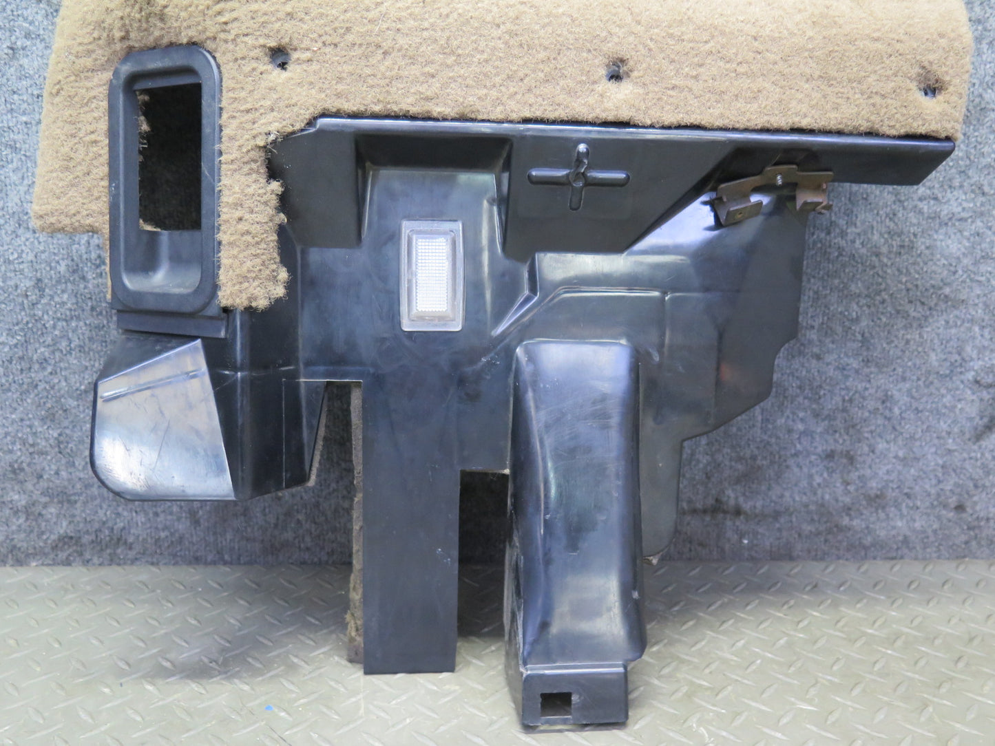 92-93 Chevrolet Corvette C4 MT Left Under Dash Trim Panel Carpet Cover Beige OEM