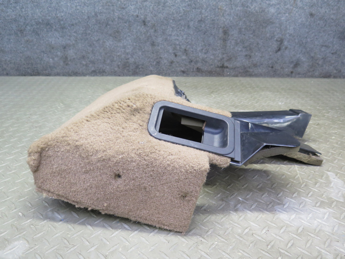 92-93 Chevrolet Corvette C4 MT Left Under Dash Trim Panel Carpet Cover Beige OEM